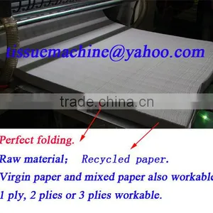 Embossing Laminating Printing High Speed Automatic V Fold Hand Towel Paper Machinery thumbnail-6