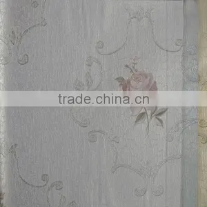 High Quality Vinyl Wallpaper With Beautiful Flowers thumbnail-3