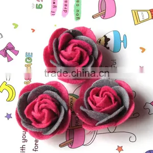 Chic Shabby Flowers/Christmas Shabby Rose Trim/Patriotic Shabby Chiffon Flowers thumbnail-1