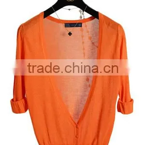 Woman Thin Button Closure Knitwear thumbnail-1