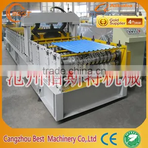 Steel Profile Roll Forming Production Building Machine thumbnail-1