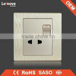 Woven Gold Finish One Gang One/two Way Wall Switch Arbitrary Point Switch thumbnail-6