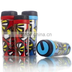 2016 Hot Sale High Quality Reusable Thermal Mug Double Wall thumbnail-1