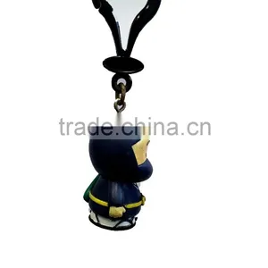 5cm Plastic Keychain Toys,Custom Vinyl Gift Toys thumbnail-2