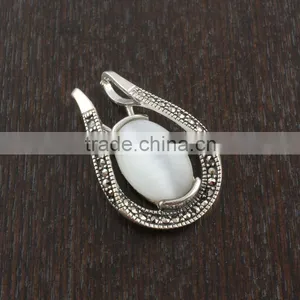 Sterling Silver Crystal Necklace Jewelry Accept OEM&ODM Supplier thumbnail-2