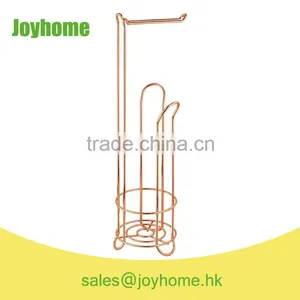 Low Price Free Standing Copper Toilet Paper Roll Holder thumbnail-1