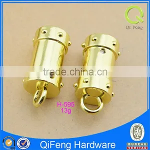 H-511 Qifeng Hardware Rectangle High Quality Handbag Decorative Lock thumbnail-4
