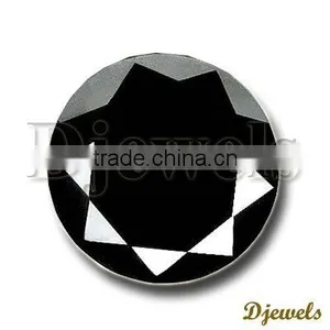 Natural Black Diamond, Diamond, Loose Diamonds, Certified Diamond, Polished Diamond, Brilliant Cut Diamond, Carat, Jewelry thumbnail-1
