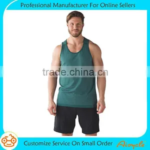 Wholesale OEM Service Sports Breathable Vest Wear Fitness Bodybuilding Muscle Gym Tank Tops Men thumbnail-5