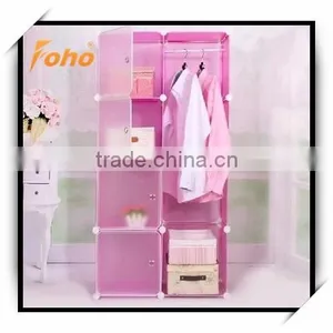 2015 Easy Assembled Modern DIY Plastic Shelf for Cloth thumbnail-1