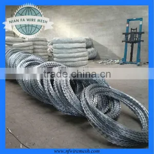 Galvanized Concertina Razor Wire/Razor Barbed Wire(Guangzhou Manufacturer) thumbnail-1
