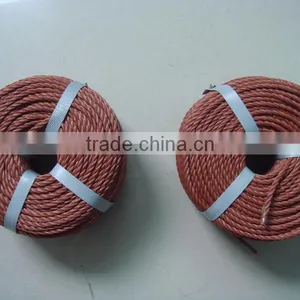 3strand Twisted Recycled Brown Rope With Cheappest Price thumbnail-1