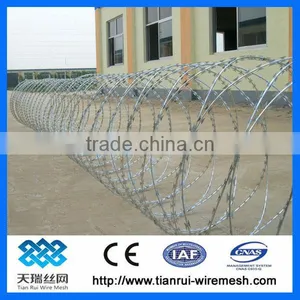 High Quality Galvanized Razor Wire With Clips thumbnail-1