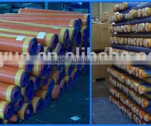 Best Quality Mesh Sheet Plastic Hdpe Tarp Roll , Orange Blue Polyethylene Tarpaulin Roll thumbnail-2