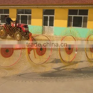 Hydraulic Traction Hay Rake With 4 Discs CE Approved thumbnail-3
