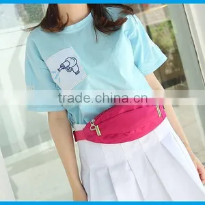 Large Polyester Pocket Sport Running Belt Chest Pack Waist Bag thumbnail-3