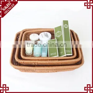 Functional Durable Rattan Handmade Fruits and Vegetable Display Basket thumbnail-3