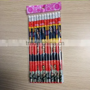 Kids Pencil Set Cute Cartoon Design Filmed Wooden Pencil thumbnail-4