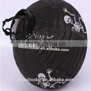 Electric Hanging Pumpkin Lanterns Halloween Paper Lanterns thumbnail-6