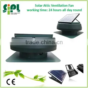 CE Certificated Solar Energy Powered Attic Air Ventilation Roof Fan With Solar Battery System thumbnail-1