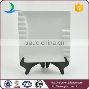 Wholesale Ceramic White Square Restaurant Custom Dinner Plate thumbnail-2