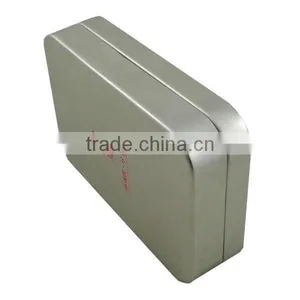 Silvery Rectangular Tea Can thumbnail-3