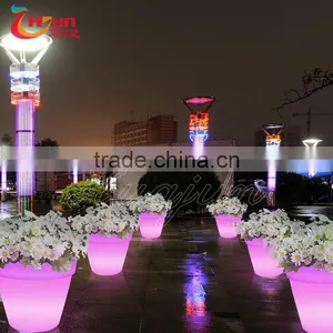 Battery Led Planter/decorative Flowerpot/modern Beauty Planter thumbnail-3