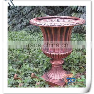 Classical Polyresin Bronze Outdoor Pots Flower Planter thumbnail-1