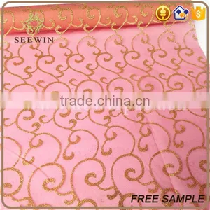 Bronze Printing Sheer Organza Rolls thumbnail-1