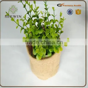 Convinient Waterproof High Quality Raw Jute Material Orchid Flower Pots thumbnail-3