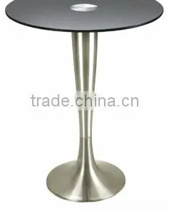 ModernTempered Glass Top High Cocktail Table YY-A009 thumbnail-1