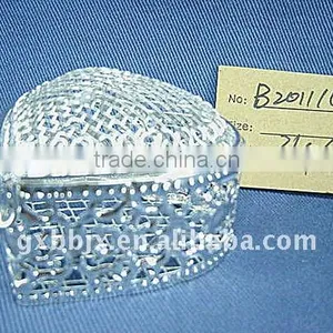 Heart Shaped Silver Wire Bussiness Gift Box thumbnail-1