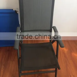7 Positions Adjustable Folding Aluminum Garden Chair thumbnail-2