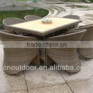 Wicker Coffee Table and Chairs T066 thumbnail-1
