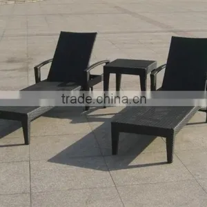 Adjustable Outdoor Rattan Daybed Lounger thumbnail-4