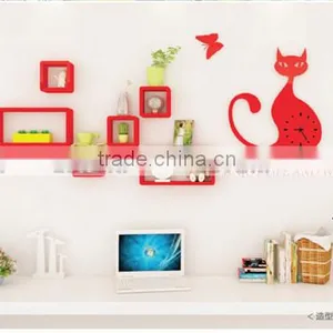 Solid Wood Cube Shelf Foldable Box for Towel Packing With Handles thumbnail-1