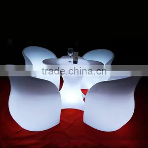 Hot ! 2016 Plastic Lighting Kissing Chairs / Bar Stool / Casino Furniture thumbnail-4