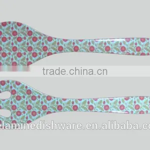 Custom Printing Melamine Cooking Spoon and Fork thumbnail-1