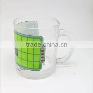 Food Grade FDA Passed Glass Coffee Cup With Customized Design thumbnail-1