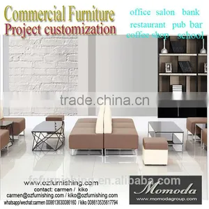 Magic Personality Stylish Sofa Stool Bench for Rest Waiting Sofa Chair Stainless Steel Fashion Project Modern Furniture Design thumbnail-1