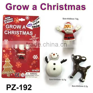 Magic Water Growing Christmas Toys/Santa Clause/Snowman thumbnail-1