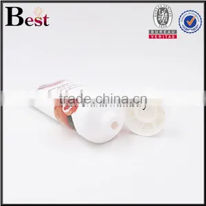 250ml Flower Logo Body Lotion Plastic Cosmetic Tube Packaging for Cosmetics thumbnail-4