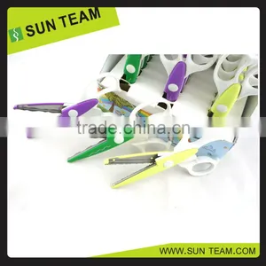 CS009 Popular 6-1/4" Zig Zag Shaped Scissors thumbnail-2