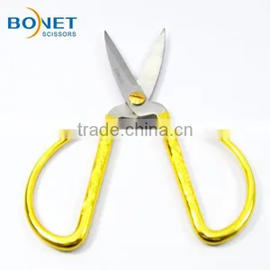 S11006 FDA Qualified 6-3/4" Zinc-Alloy Gold Handle Tailor Ribbon Scissors thumbnail-5
