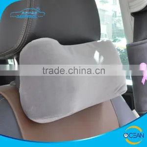 Velvet Fabric Cover Memory Foam Travel Pillow For Neck Driver thumbnail-1