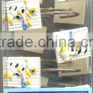 Resin Shower Curtain Hooks thumbnail-1