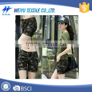 Camo 100% Girls Cotton New Style Cargo Shorts Hot Pant thumbnail-1