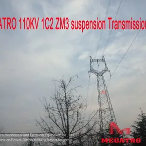 MEGATRO 110KV 1C2 ZM3 Suspension Transmission Tower thumbnail-1