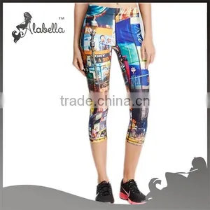 Wholesale Young Girls Tights Custom Digital Printed Leggings thumbnail-1