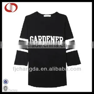 Mens Blank Urban Casual Baseball Jersey Wear Wholesale thumbnail-1